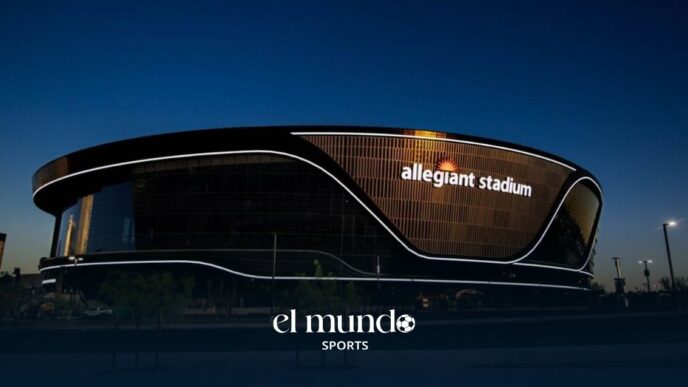 Allegiant Stadium, en Las Vegas, será la sede del Super Bowl LXIII en 2028