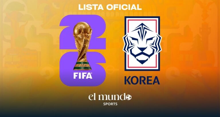 Corea del Sur reveló su lista de jugadores para el Mundial 2026