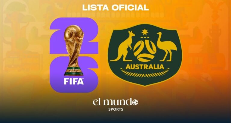 Australia confirma su convocatoria de 26 jugadores para el Mundial 2026