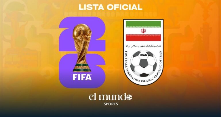 Irán anuncia su lista oficial de 26 jugadores para el Mundial 2026