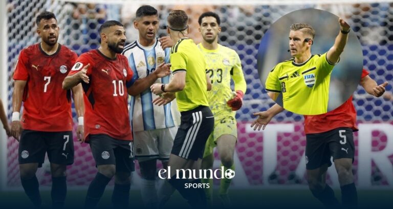 FIFA recibe protesta de Egipto por polémico arbitraje en el partido contra Argentina