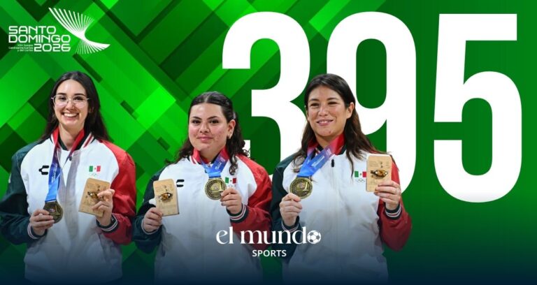 ¡Nuevo récord! México llega a las 395 medallas en Santo Domingo 2026