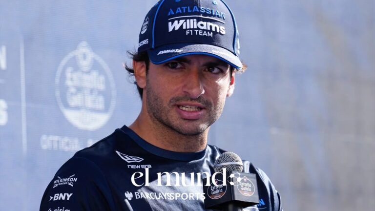 Carlos Sainz presenta casco homenaje a su padre para el GP de España
