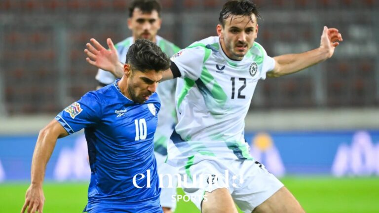 Manor Solomon, capitán de Israel, durante el partido ante Irlanda en la Nations League