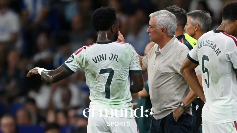 Mourinho defiende a Vinícius tras pitada del Bernabéu en Champions Mourinho defiende a Vinícius tras pitada del Bernabéu en Champions